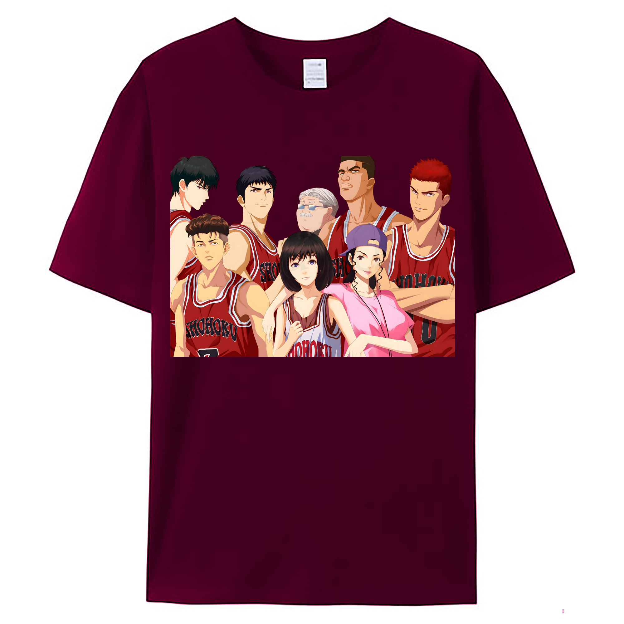 （画像用） SLAM DUNK／スラムダンク レディースカジュアルプリントTシャツ（綿100％）